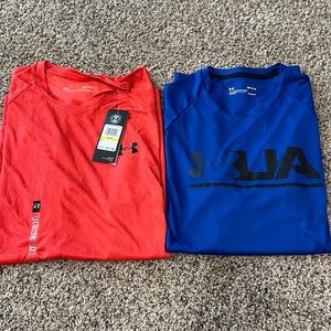 UA heatgear tees sz M
